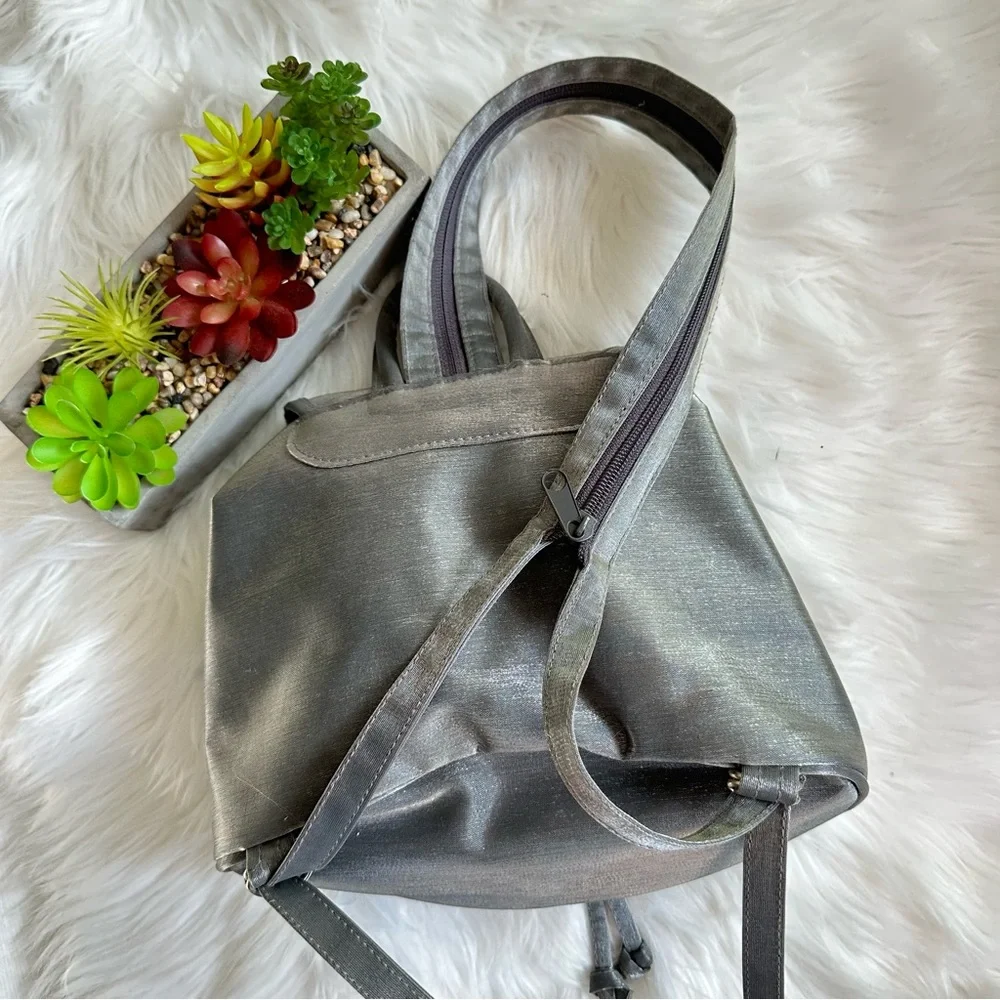 NWOT Montana Silver Flap Mini Backpack Shoulder Bag